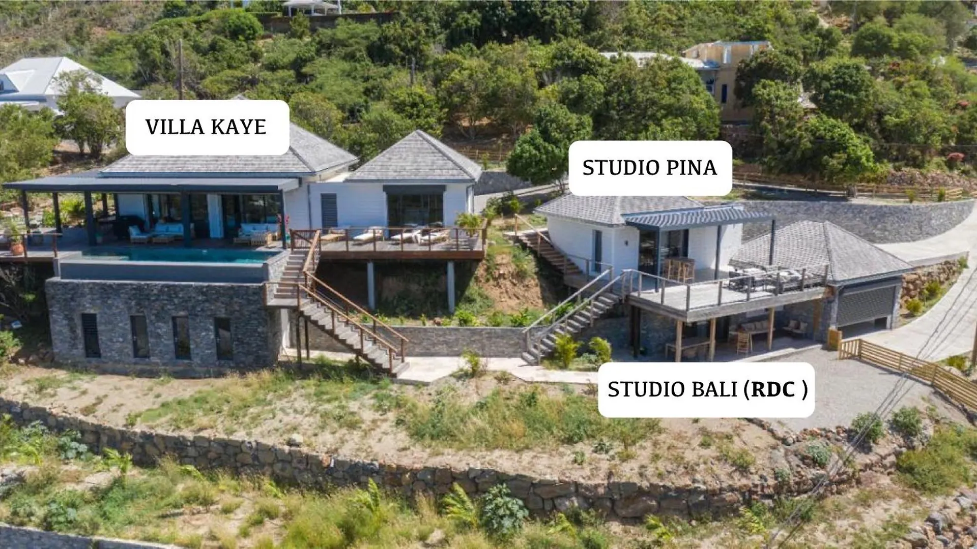 Les villas de Sweet Hill Salines 0*,  Saint-Barthélemy